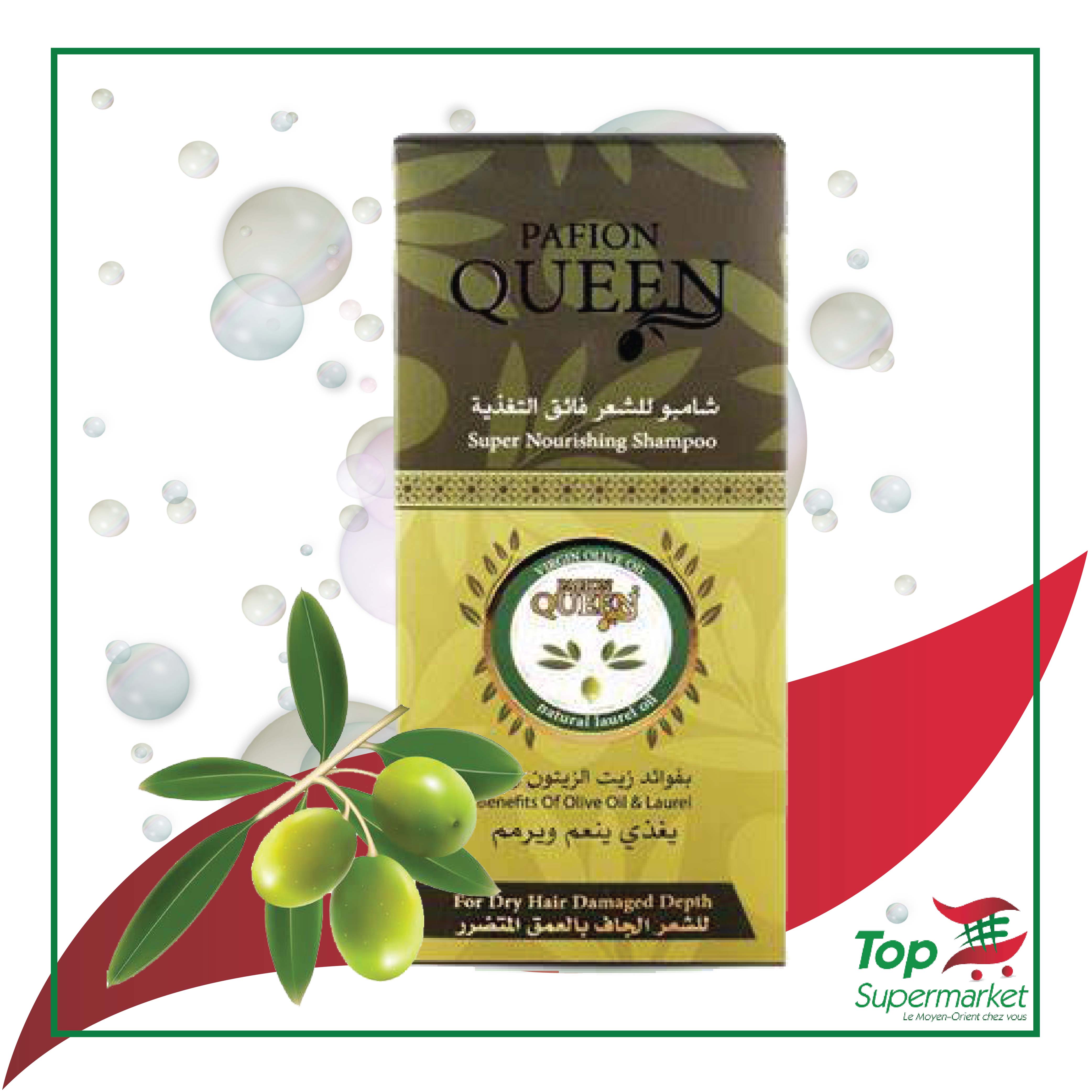 Pafion Queen Shampoing au laurier et huile d'olive 400ml